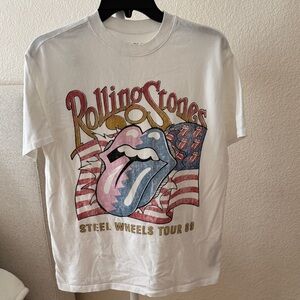 Abercrombie &Fitch Rolling Stones Steel Wheels Tour 89 T-Shirt